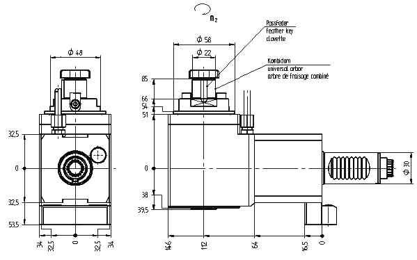 EMCO приводной инструмент (головка) для станков
