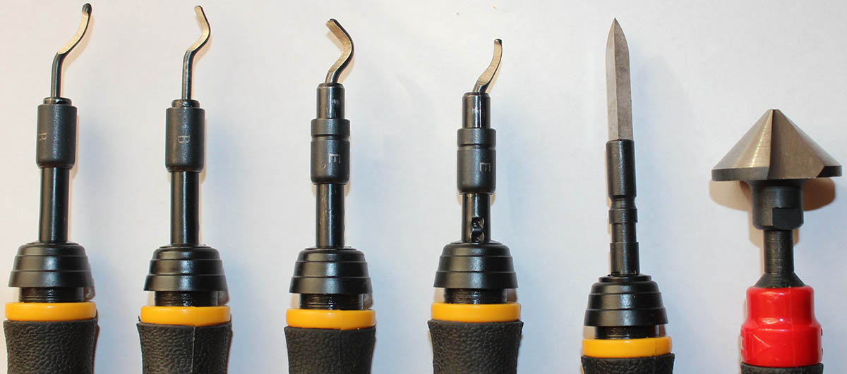 Шабера формы E, D, B и C ручной инструмент для снятия фаски и заусенцев