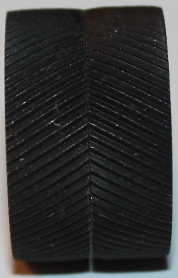 Ролик левый и правый для накатки сетчатого рифления 26х8х8 шаг 1,0мм (Россия)