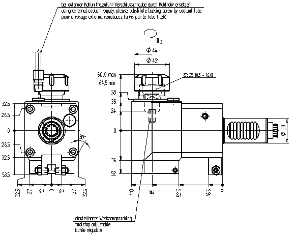 DOOSAN приводной инструмент (головка) для станков