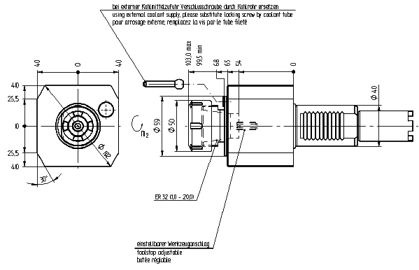 HAAS приводной инструмент (головка) для станков