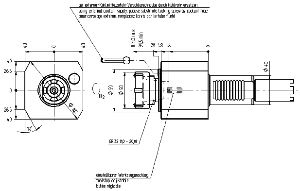 HAAS приводной инструмент (головка) для станков