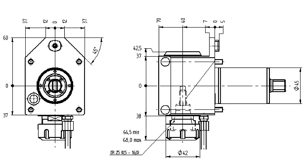 MORI-SEIKI-CL приводной инструмент (головка) для станков