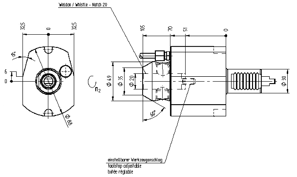 MORI-SEIKI-SL приводной инструмент (головка) для станков