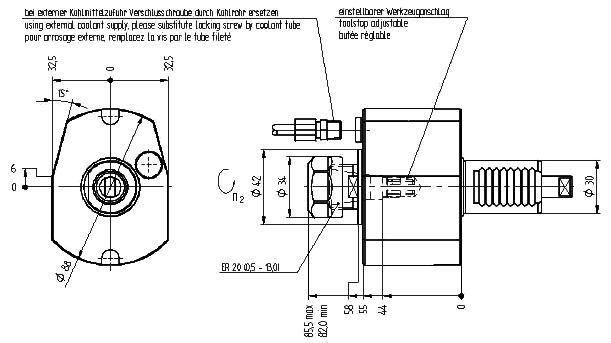 MORI-SEIKI-ZT приводной инструмент (головка) для станков