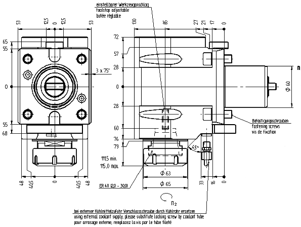OKUMA приводной инструмент (головка) для станков