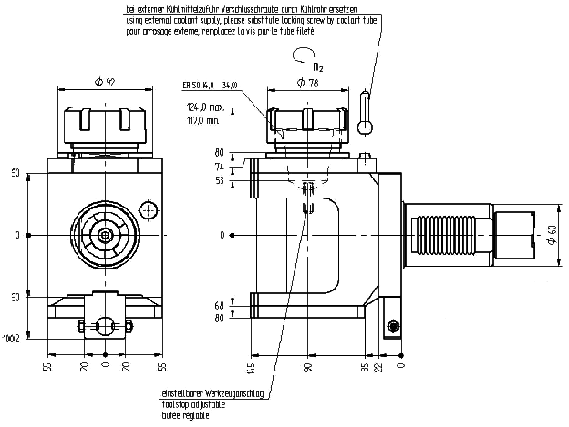 OKUMA приводной инструмент (головка) для станков