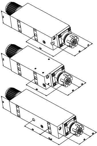 PCM оснастка для станков приводной инструмент (головка)